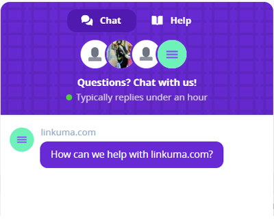 support client tchat linkuma